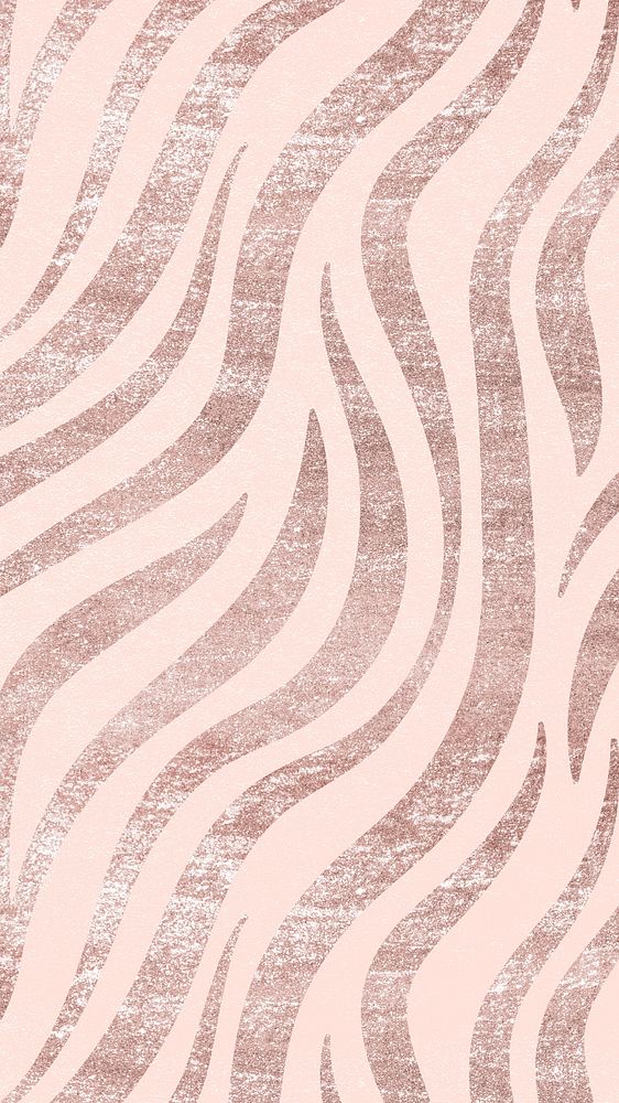 Rose zebra pattern mobile wallpaper, animal print background