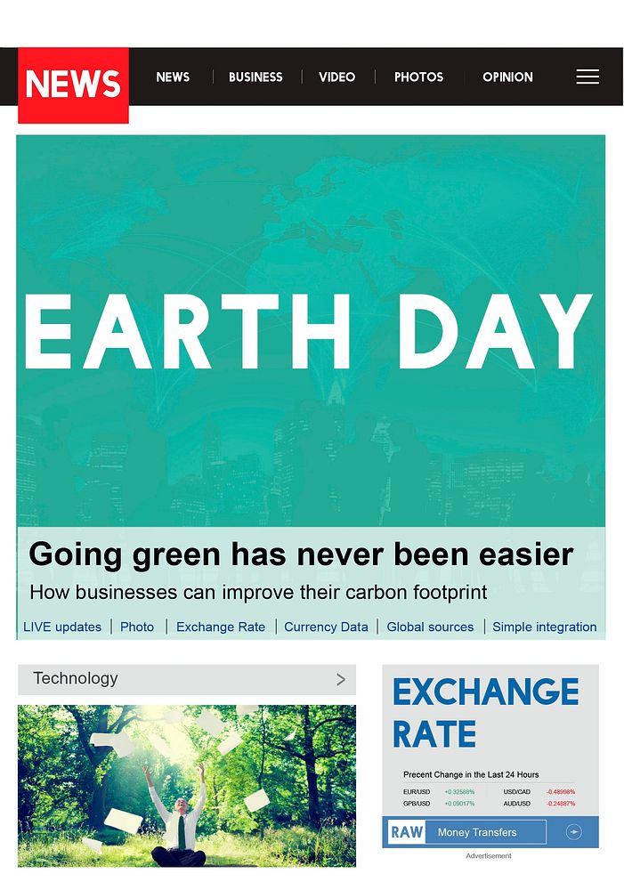 Earth Day Annual Ecology Enviromental Protection Concept