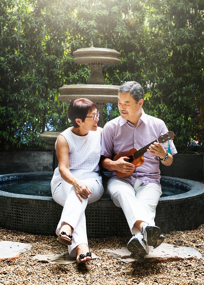 Senior Asian couple