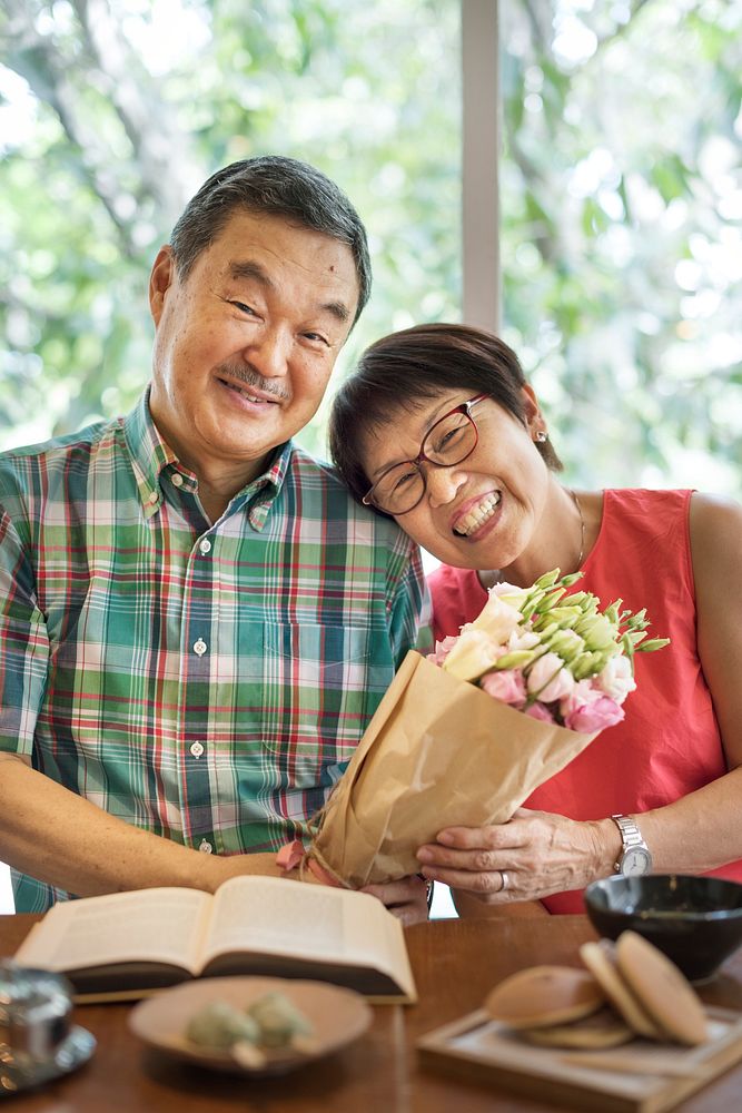 Senior People Couple Love Concept
