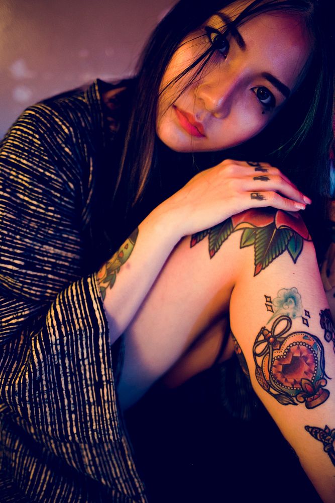 Asian woman fine art shoot