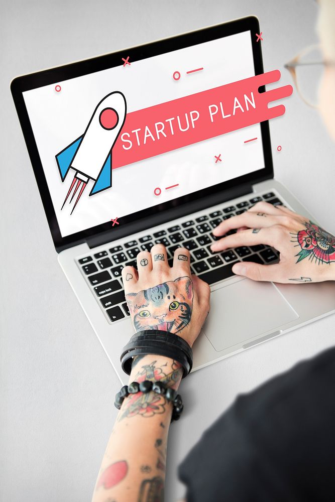 Start Up Business Venture Goals Rocket