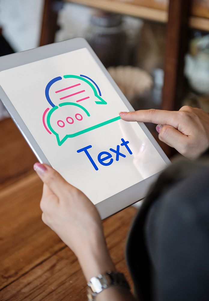 Text Me Communication Connection Concept