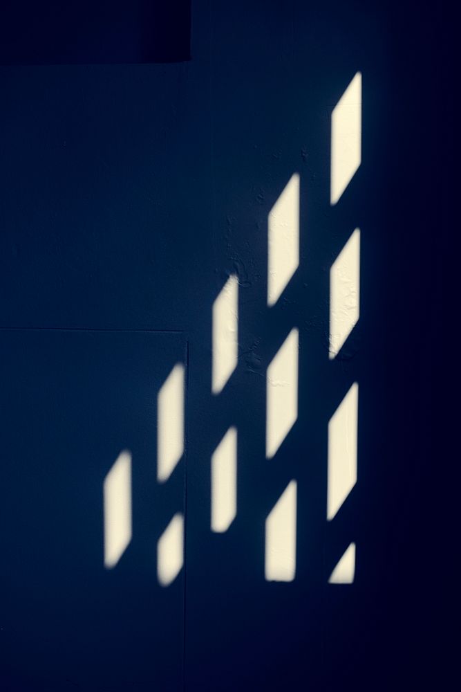 Abstract shadow pattern on the wall