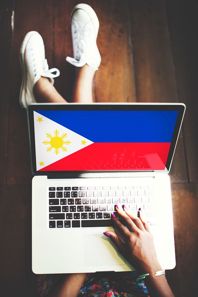 Philippines National Flag Business Communication Connection Concept