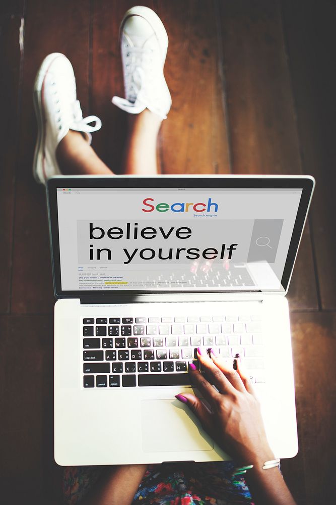 Believe in Yourself Self Esteem Confidence Aspiration Concept