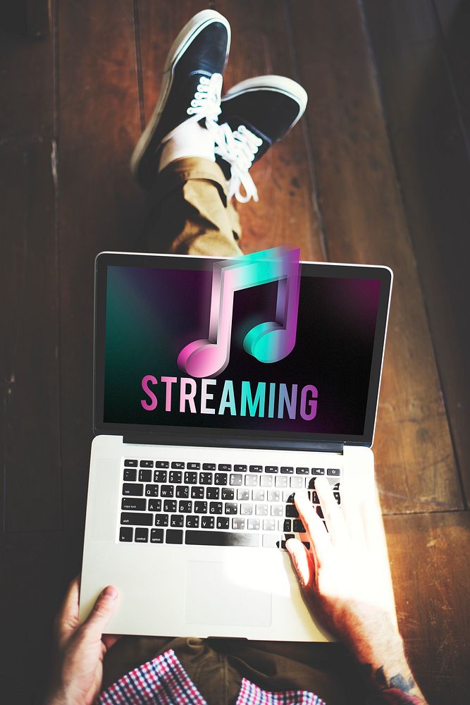 Digital Music Streaming Multimedia Entertainment Online Concept