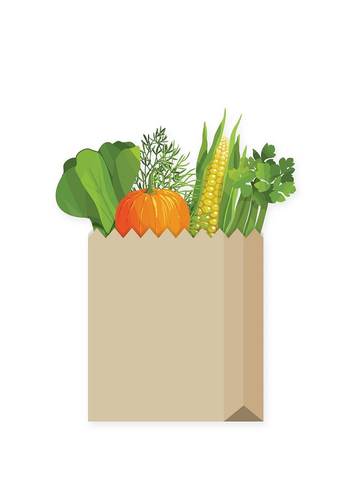 Buy Fresh Food Marketplace Supermarket Shopping Graphic