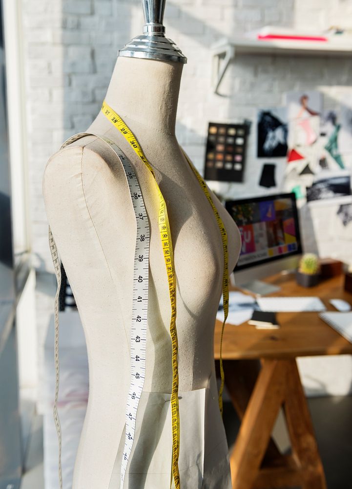 Fashion Design Mannequin Measurement Concept