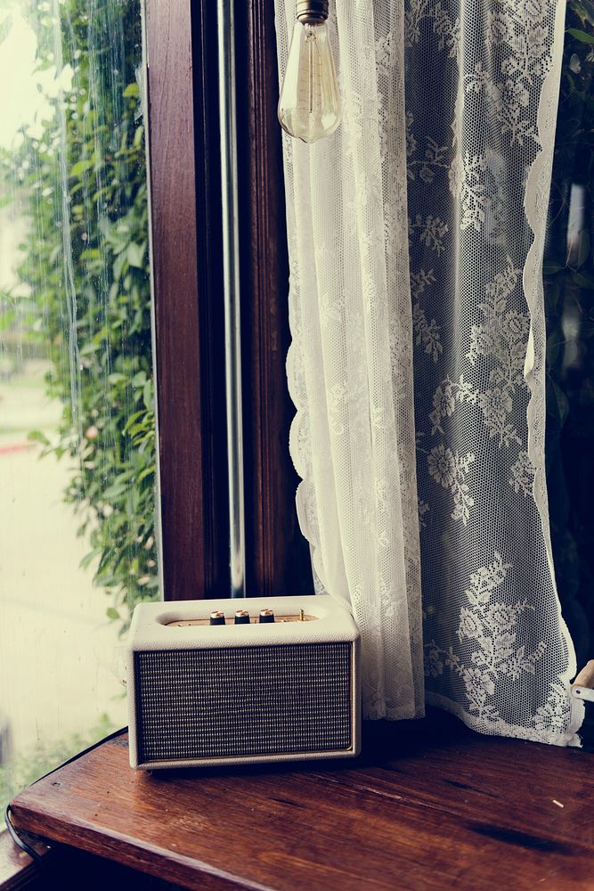 Vintage Retro Radio by The Window
