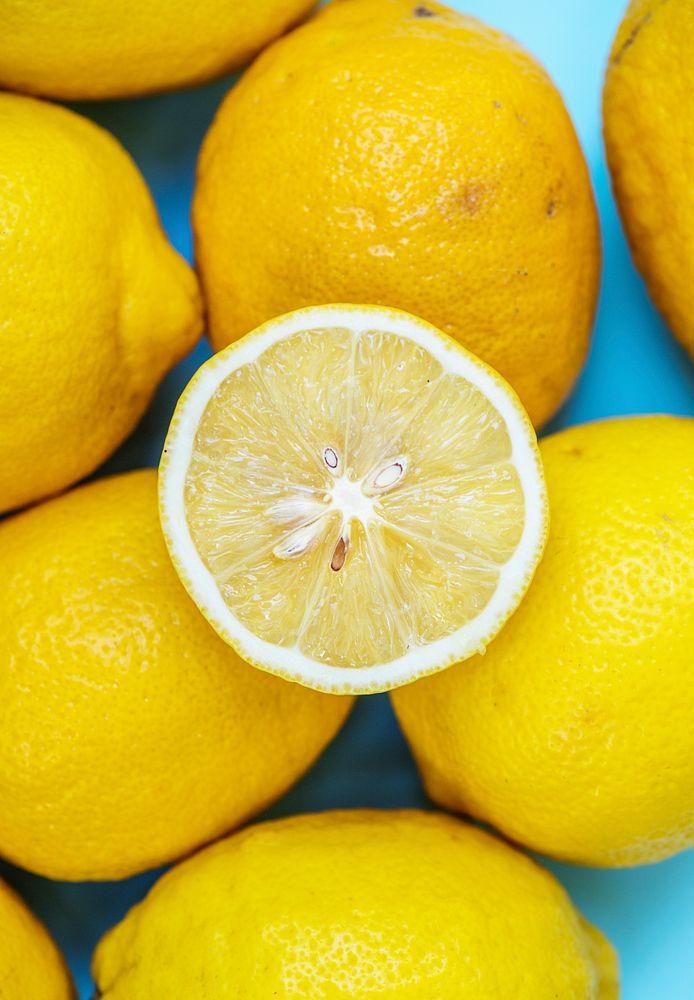Fresh raw organic natural lemon