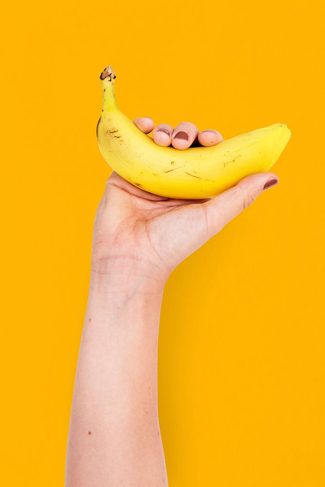 Holding Banana Fruit Studio Concept