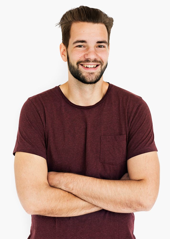 Man Smiling Happiness Portrait Concept