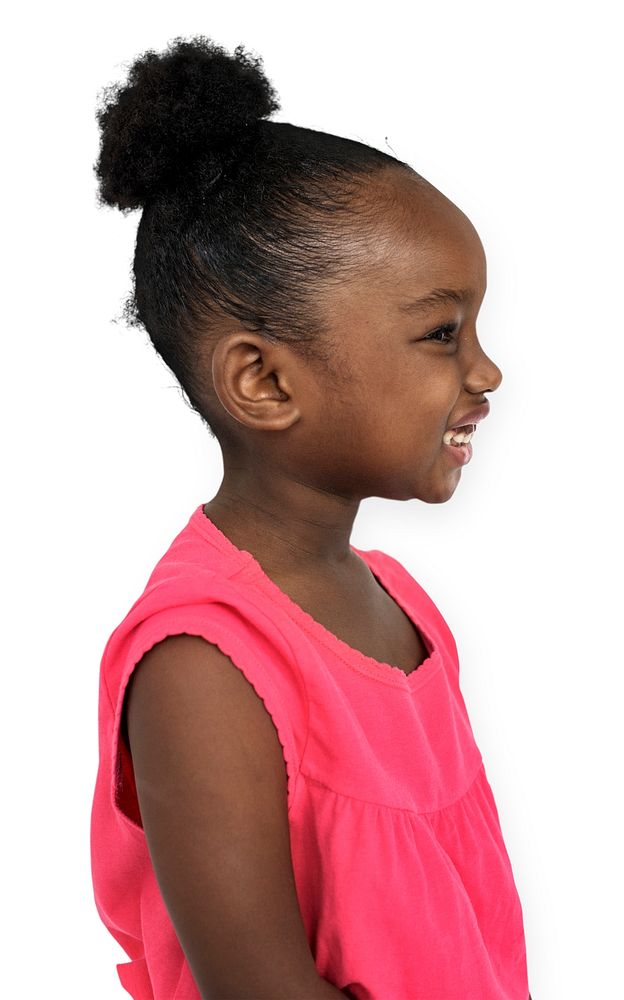 African Girl Kid Adorable Cute Playful Portrait Concept