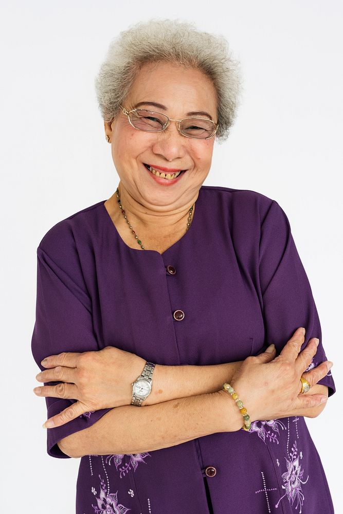 Studio portrait of an Asian woman