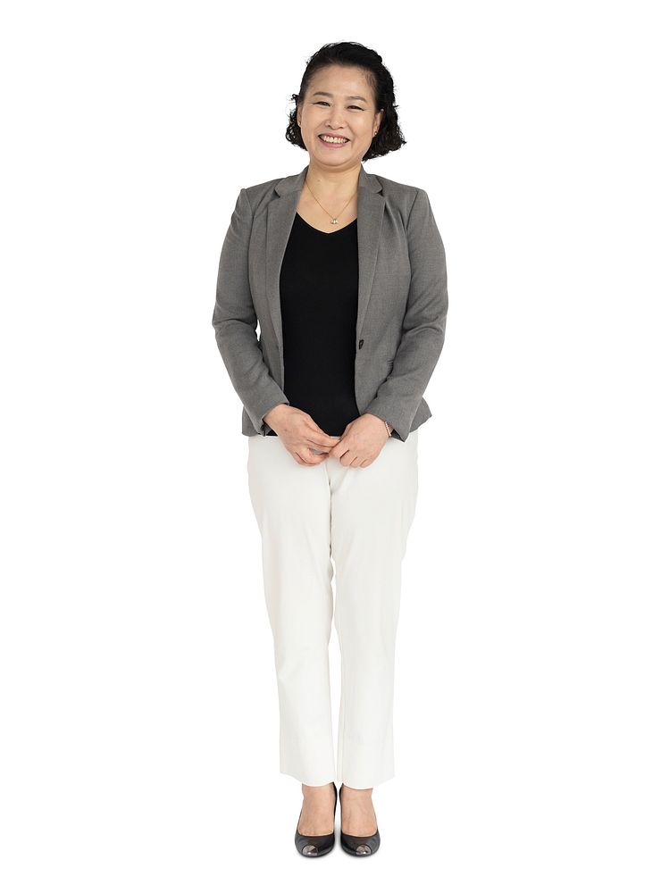 Asian Businesswoman Smiling Happiness Portrait Concept