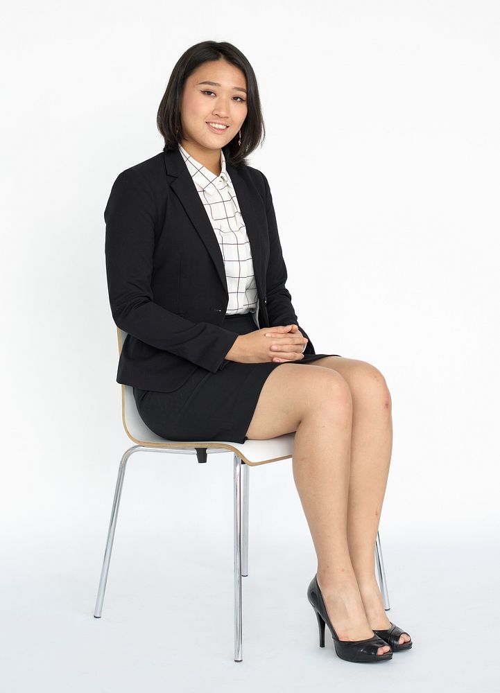 Businesswoman Portrait Studio Style Concept