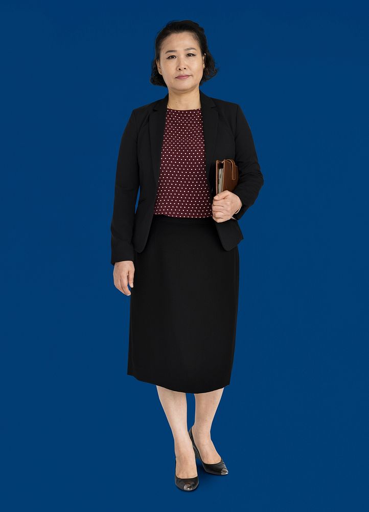 Studio portrait of an asian business lady