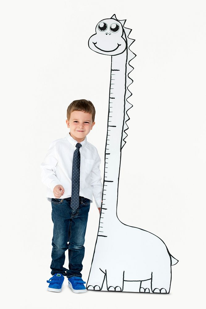 Boy Tall Measure Increase Growth Scale