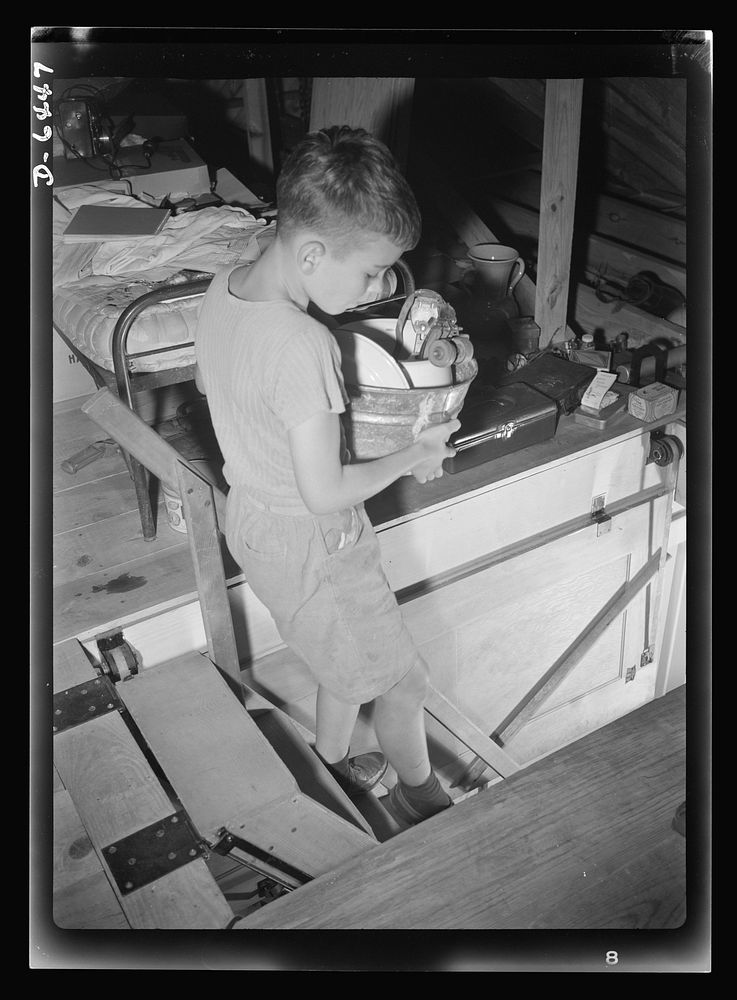 Manpower, junior size. Uncle Sam's small-fry fighter's, like this junior commando scrap collector in Roanoke, Virginia…