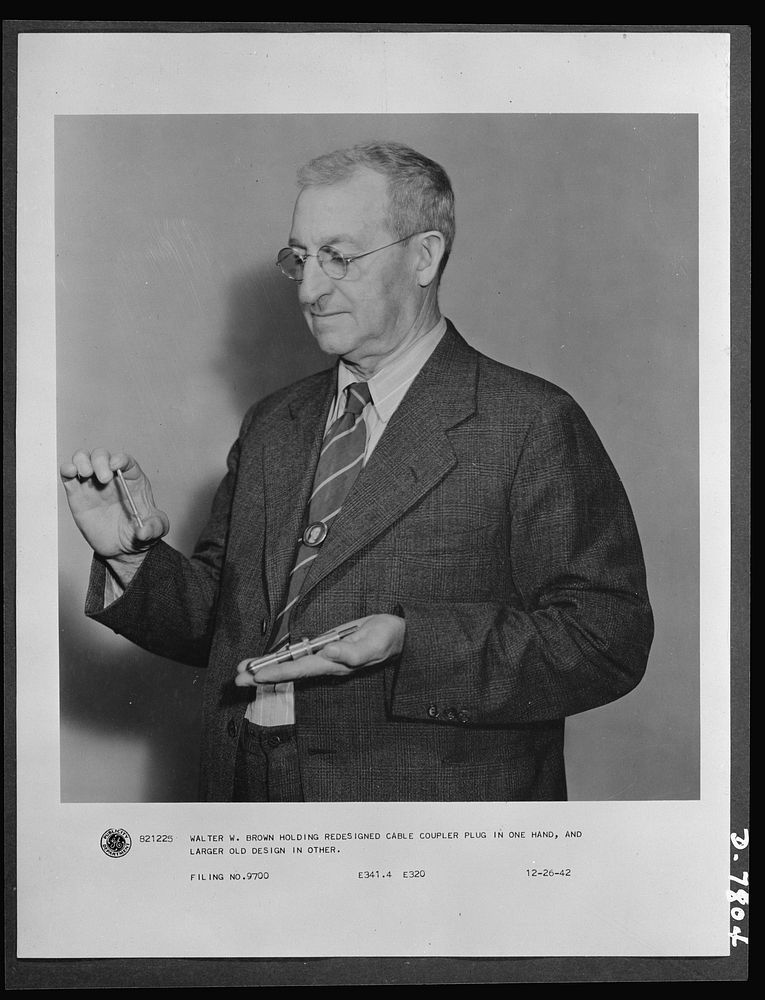 Walter W. Brown. Sourced from the Library of Congress.