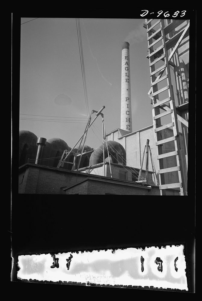 Production. Zinc. Smokestack of a large zinc-lead smelting plant. From the Eagle-Picher plant near Cardin, Oklahoma, come…