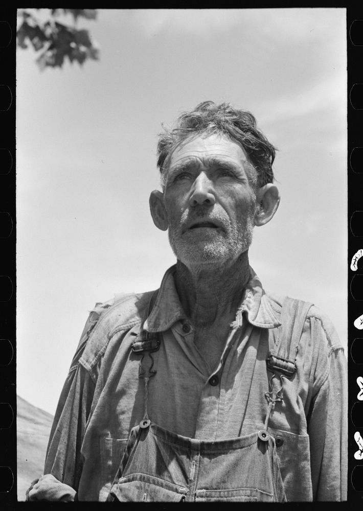Veteran migrant agricultural worker. He has followed the road for about thirty years. When asked where his home was he said…