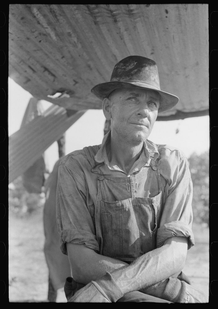 Oil field driller, Seminole, Oklahoma by Russell Lee
