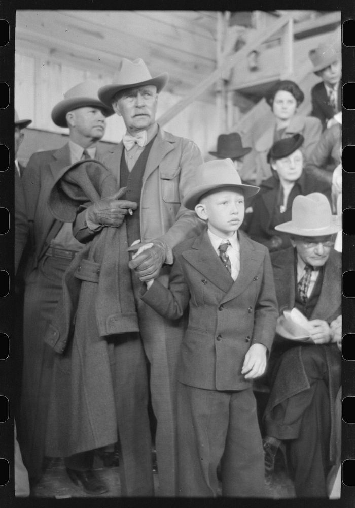 [Untitled photo, possibly related to: West Texas cattleman at the San Angelo Fat Stock Show, San Angelo, Texas] by Russell…