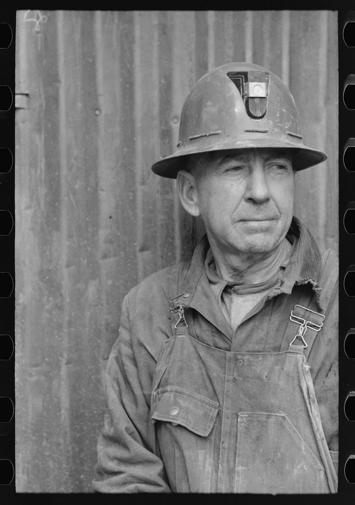 Miner at Mogollon, New Mexico by Russell Lee