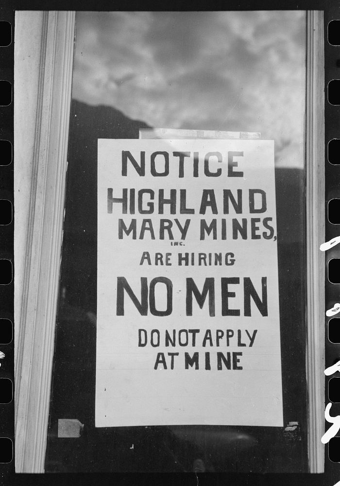 Sign, Silverton, Colorado by Russell Lee