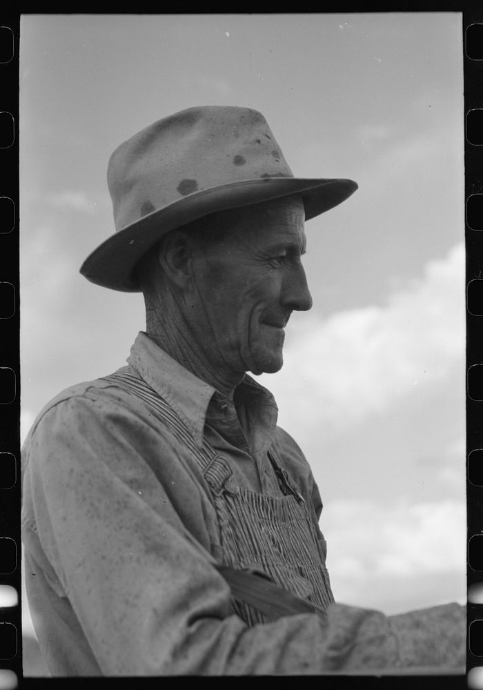 [Untitled photo, possibly related to: Mormon farmer, Ivins, Washington County, Utah] by Russell Lee