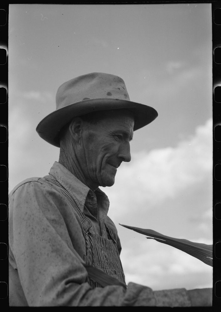Mormon farmer, Ivins, Washington County, Utah by Russell Lee