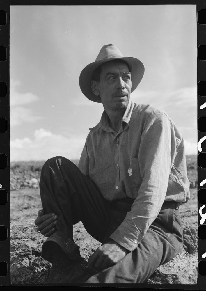 Farmer of Spanish extration, Concho, Arizona by Russell Lee