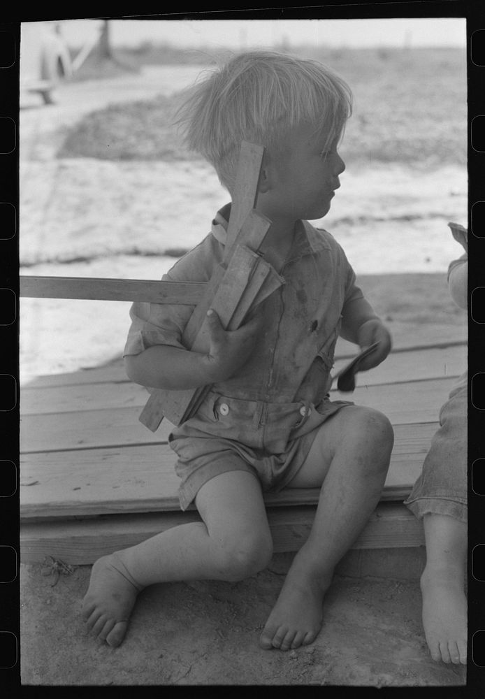 [Untitled photo, possibly related to: Child of farmer living on Vale-Owyhee irrigation project at Malheur County, Oregon] by…