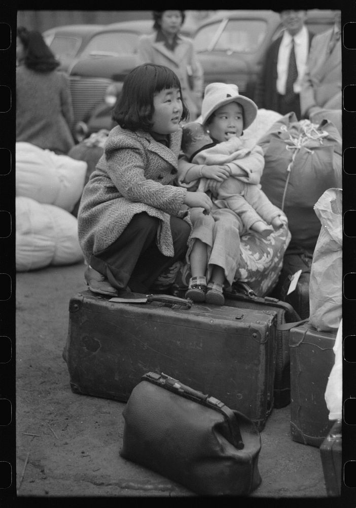 Los Angeles, California. The evacuation of the Japanese-Americans from West Coast areas under U.S. Army war emergency order.…