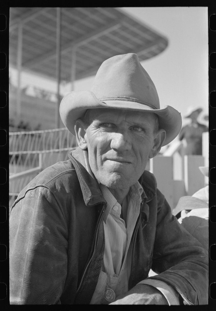 El Centro (vicinity), California. Cattleman at the Imperial County Fair by Russell Lee