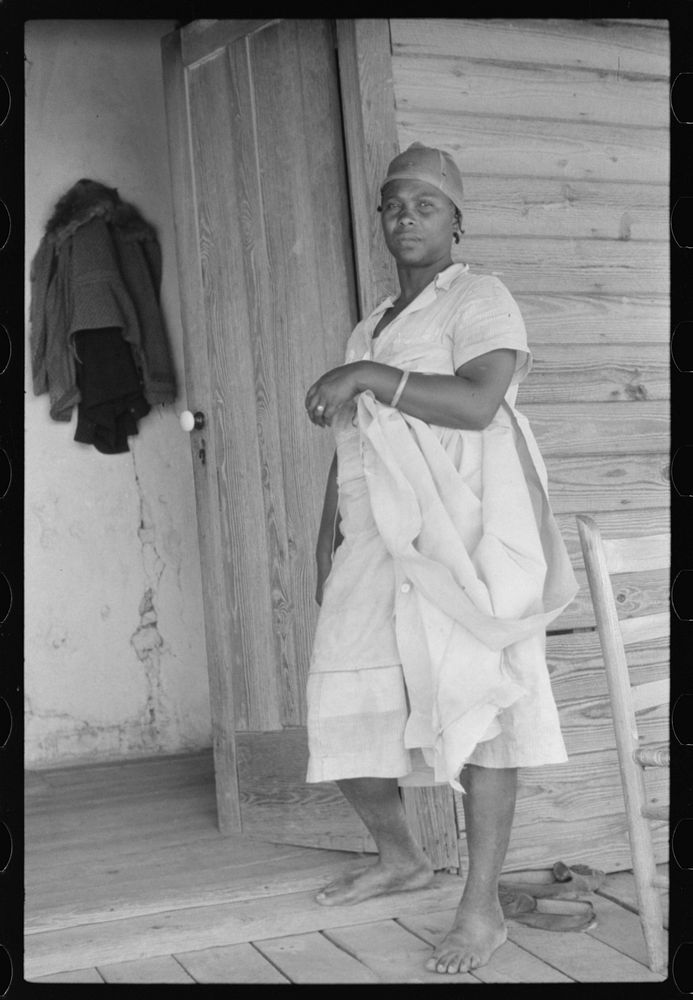 [Untitled photo, possibly related to:  tenant farmer's wife. Near Stem, North Carolina]. Sourced from the Library of…