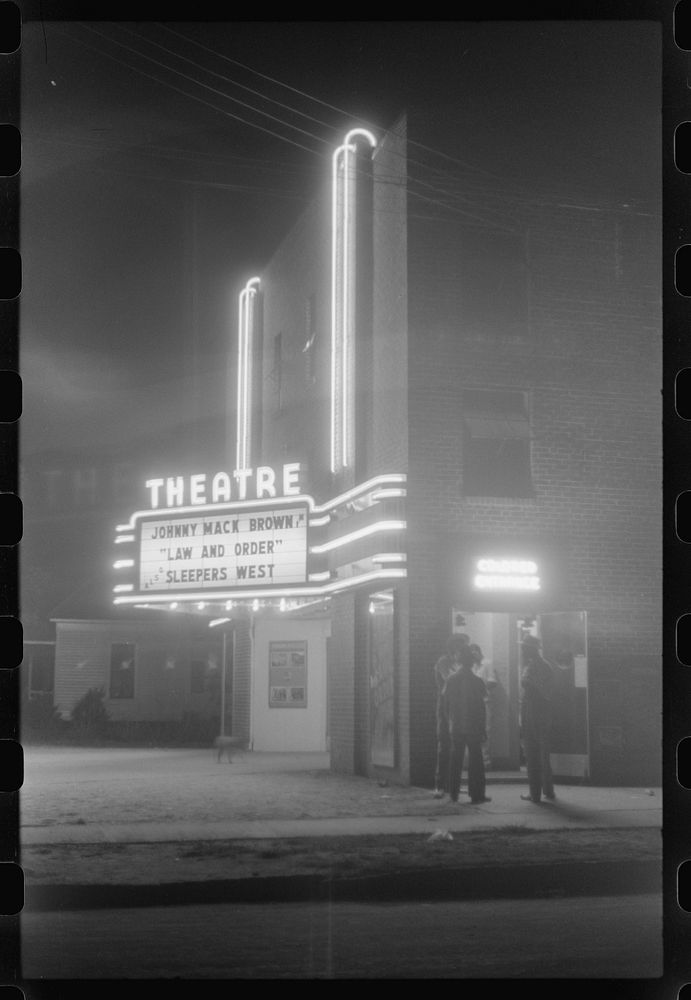 [Untitled photo, possibly related to: The new movie house in Greensboro, Greene County, Georgia]. Sourced from the Library…