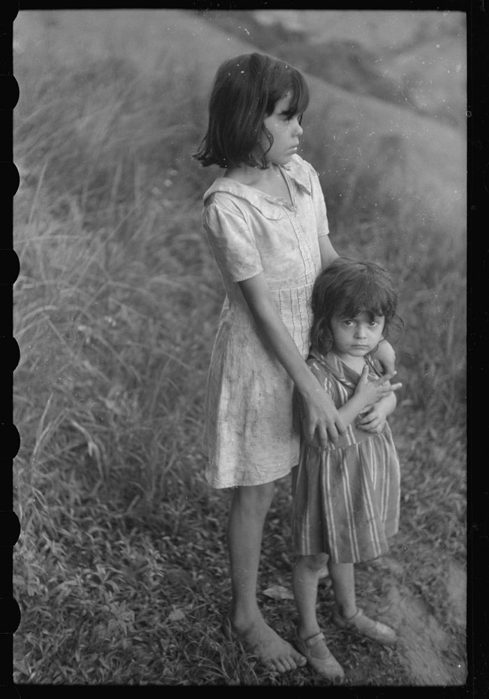 [Untitled photo, possibly related to: Children who live on a hill farm near Corozal, Puerto Rico]