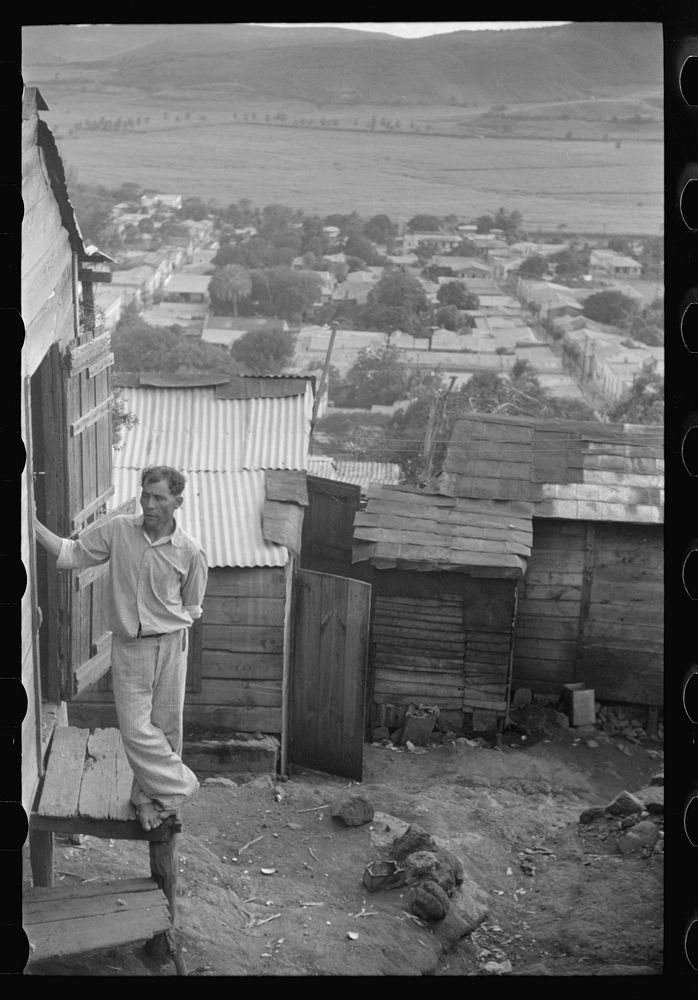 View from the slum area in Yauco, Puerto Rico. Sourced from the Library of Congress.