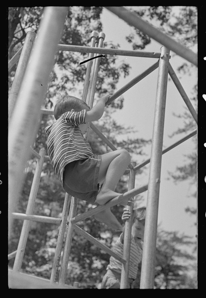Child at Greenbelt, Maryland by Marion Post Wolcott