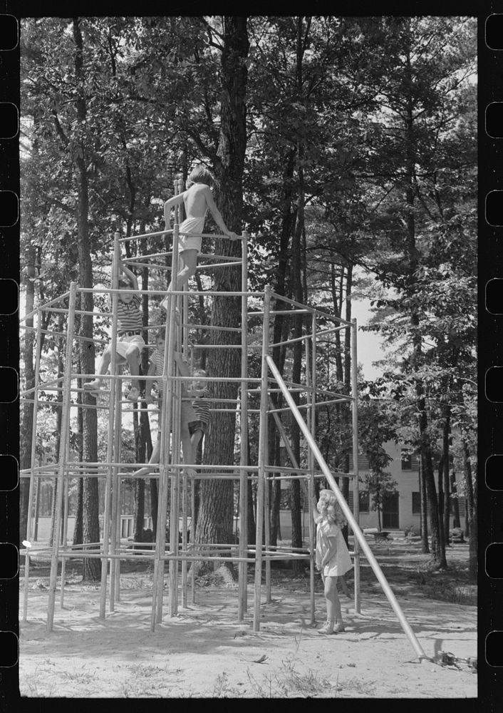 Children playing at Greenbelt, Maryland by Marion Post Wolcott