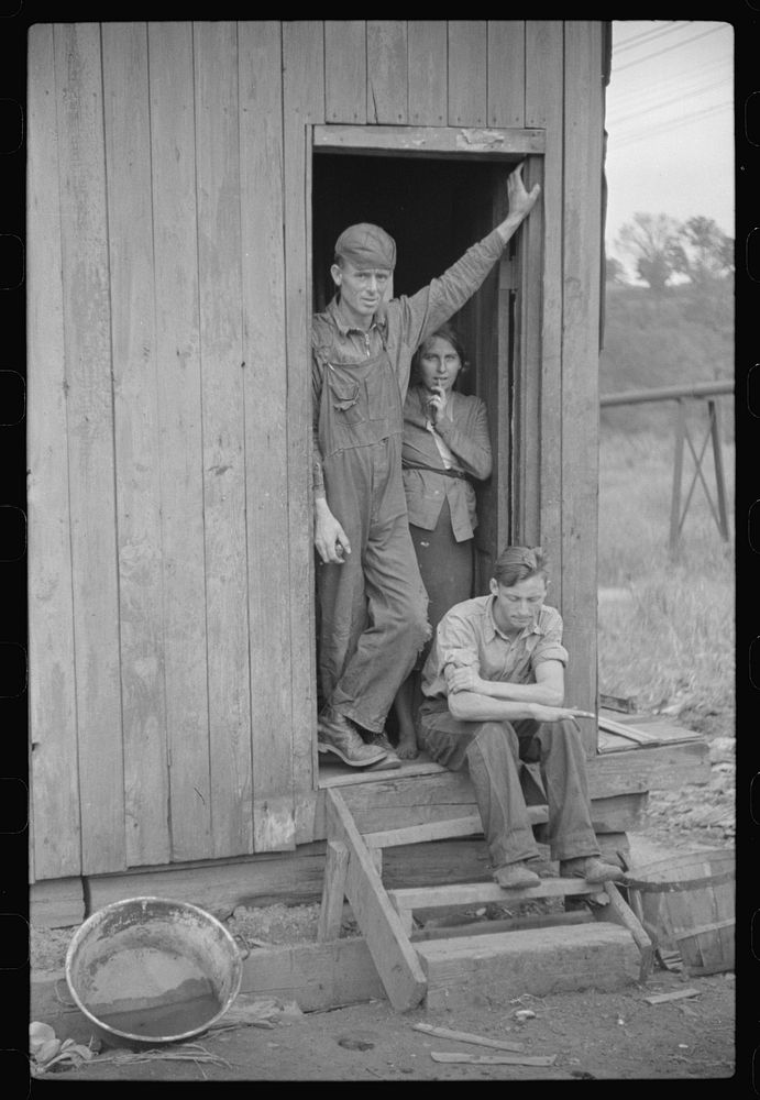 [Untitled photo, possibly related to: Former coal miner, worked twelve years for Chaplin Coal Company as hand coal loader.…