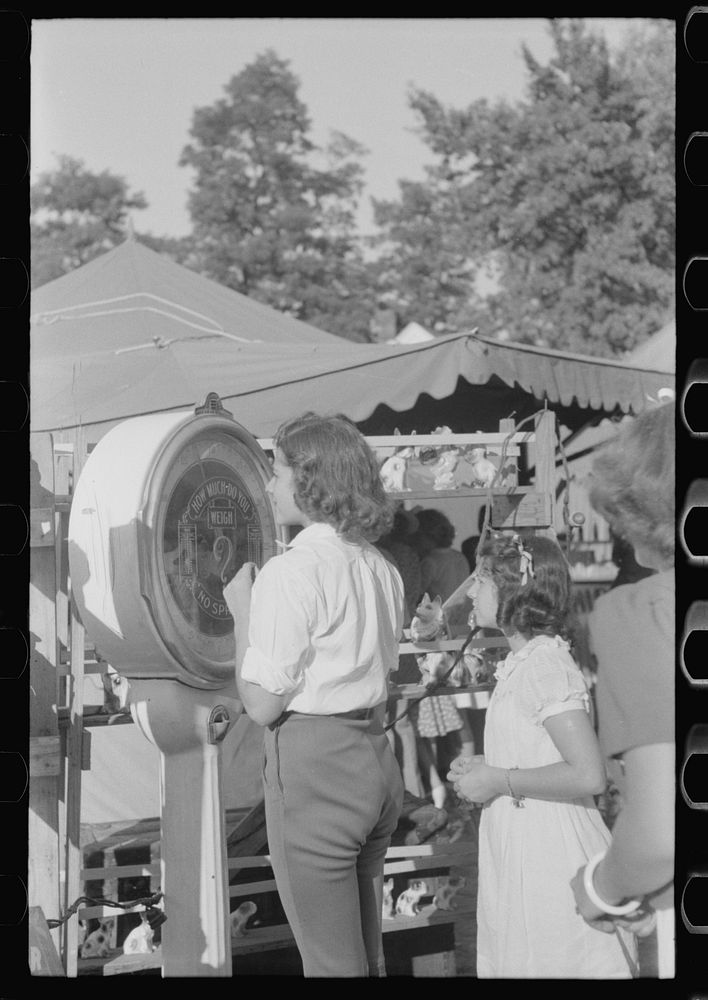[Untitled photo, possibly related to: Midway and carnival at Shelby County Fair and Horse Show Shelbyville, Kentucky].…
