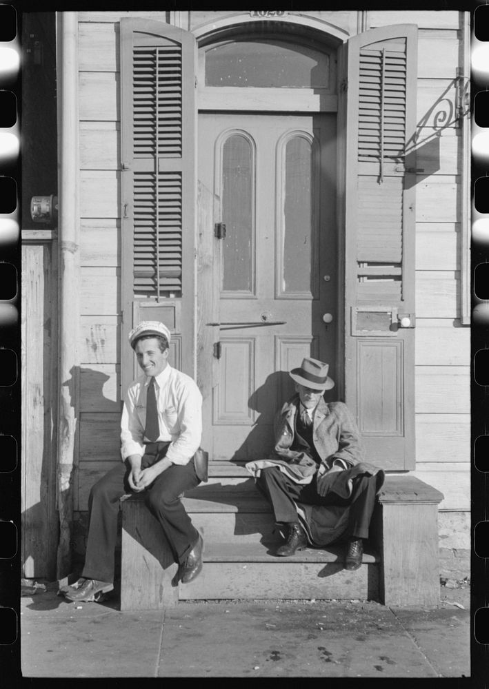 Sunday afternoon in New Orleans, Louisiana. Sourced from the Library of Congress.