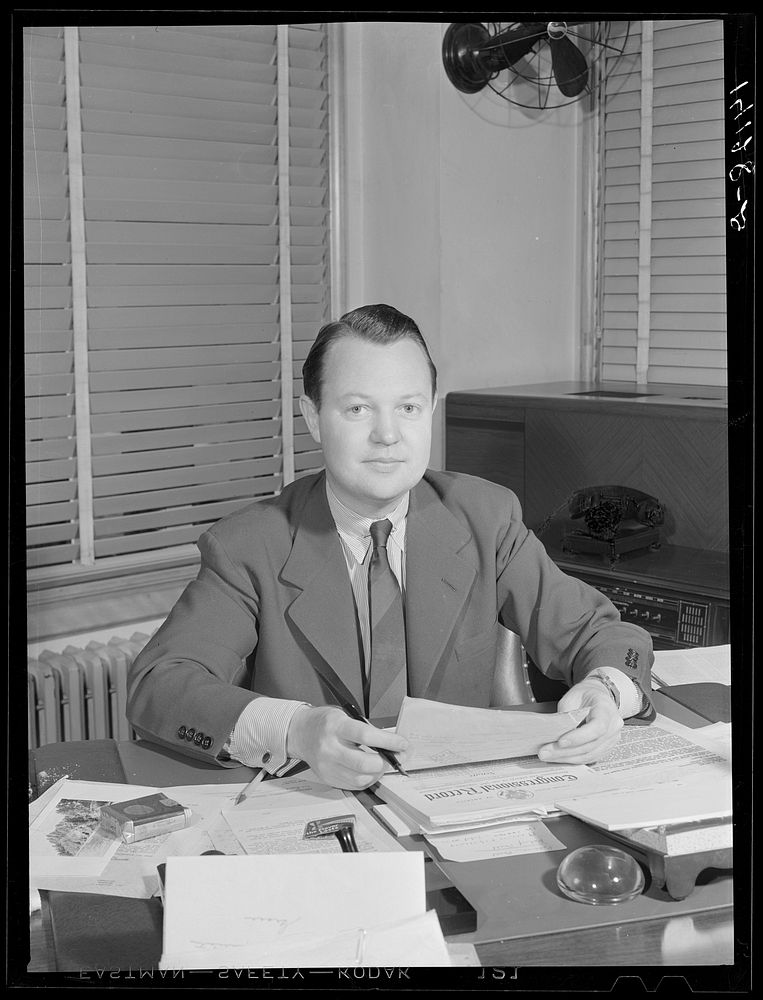 C.B. Baldwin, Administrator, Farm Security Administration. Sourced from the Library of Congress.