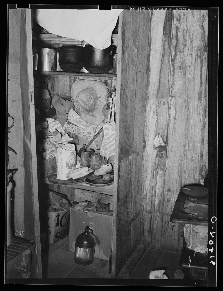There is general lack of storage space in the home of Mrs. Emil Kimball, near Morganza, Louisiana. They will participate in…