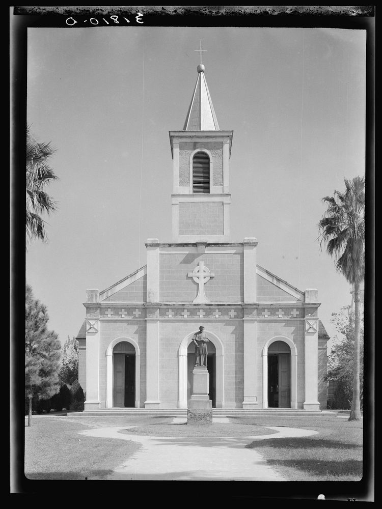 Church. Saint Martinville, Louisiana by Russell Lee