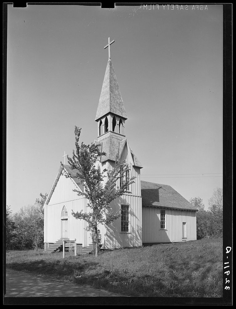 Church. San Augustine, Texas by Russell Lee